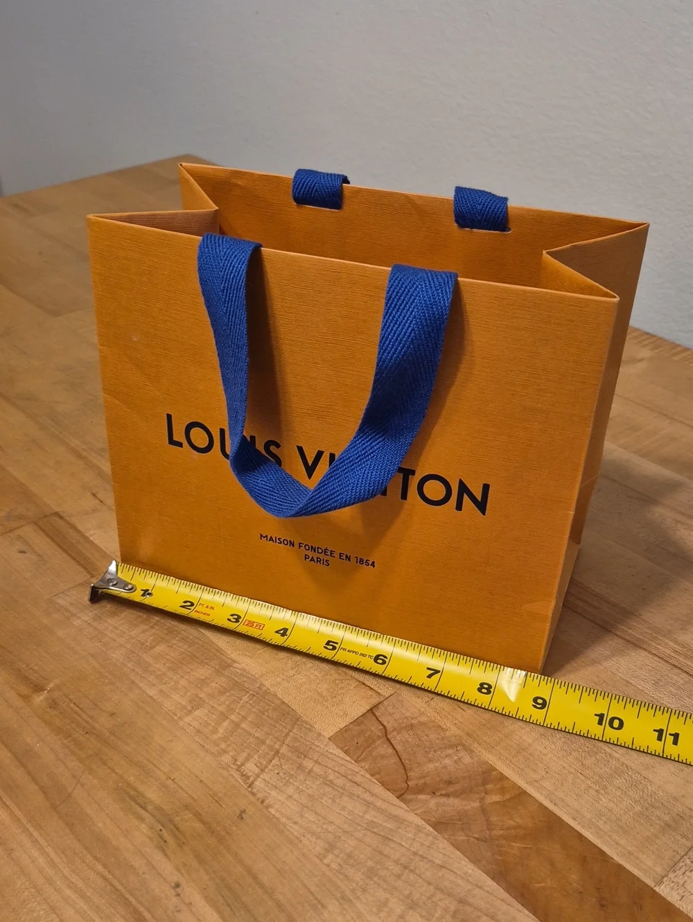 Louis Vuitton Orange Paper Gift Bag
